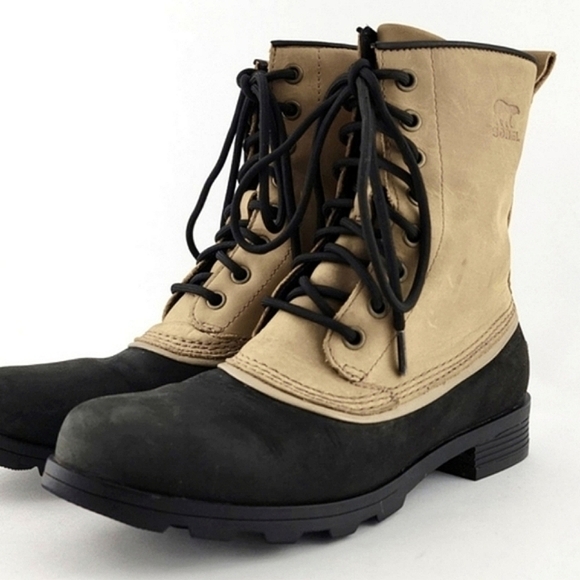 Sorel Emelie 1964 Women's Waterproof Cold  Weather Block Heel Tan Boots Size 7 - Picture 4 of 15